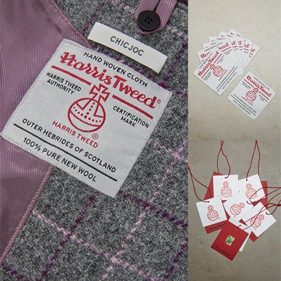 BNWT CHICJOC Women 100% Harris Tweed Wool Plaid Perfection Vest size 38 - Picture 11 of 12